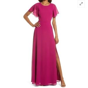 Lulus Garden Bliss Cutout Evening Gown -
Magenta size M